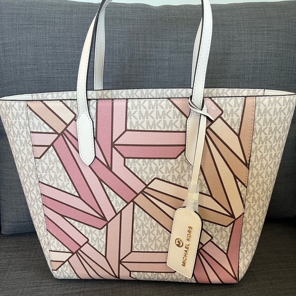NWT MICHAEL KORS SINCLAIR LARGE EW CRAB TOTE HANDBAG